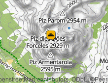 Karte: Piz Conturines