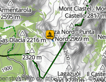 Karte: Lagazuoi See / Lago di Lagazuoi