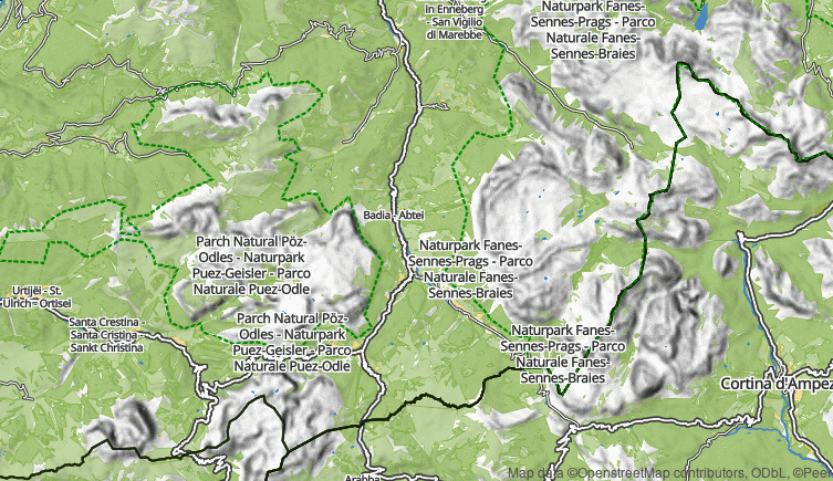 Karte: Alta Badia